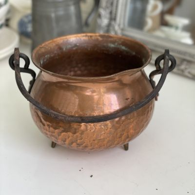 Зольник кашпо 11 см на латунных ножках