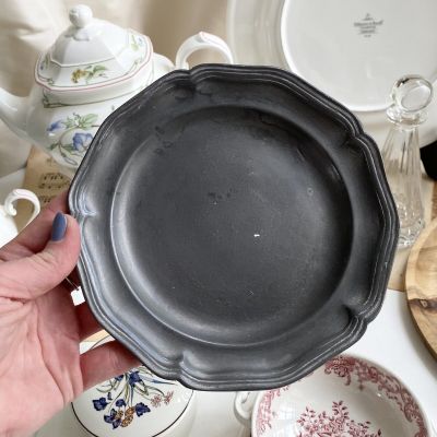 Тарелка олово 20 см