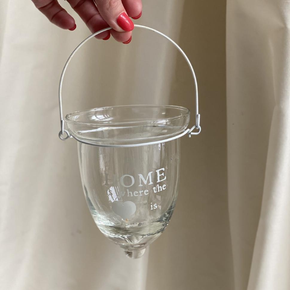 Кашпо 13 см подвесное Home is where the love