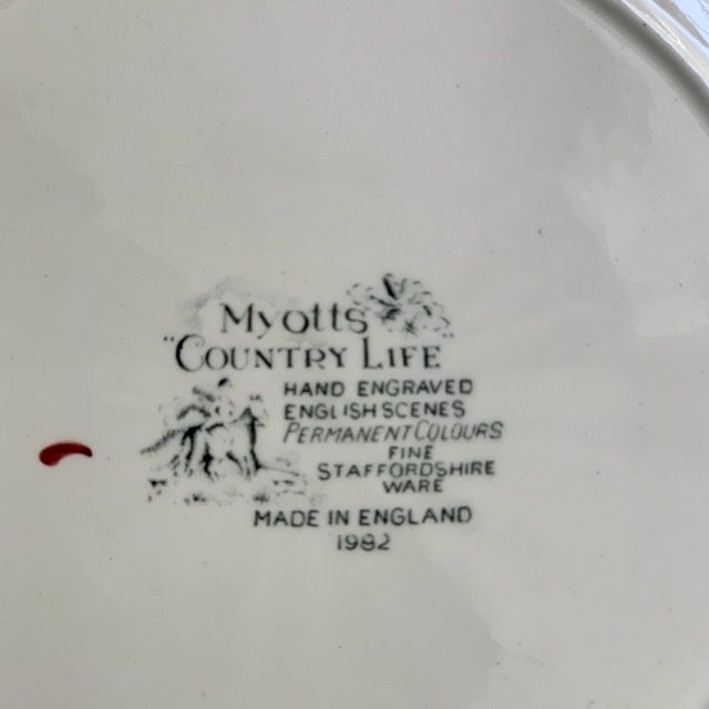 Тарелка Myotts Country Life 26 см Англия
