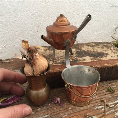 Набор детской медной посуды 3 предмета