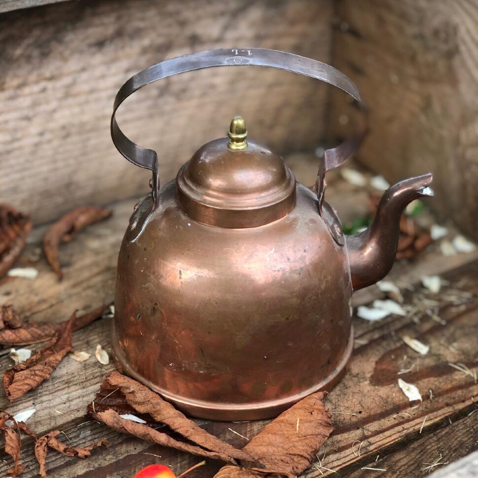Чайник 1,2 л медь