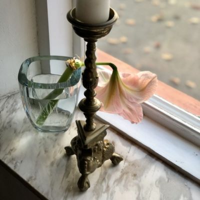 Подсвечник бронза 18-19 век