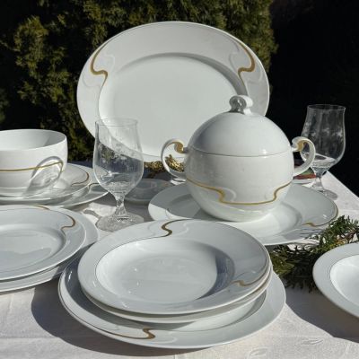 Блюдо Rosenthal Asimmetria 35 см Studio linie золочение Германия