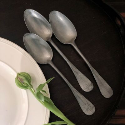 Ложка столовая 21 см, олово