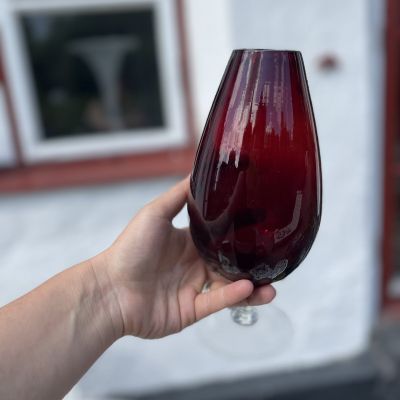 Ваза Бордо 23 см хрустальное стекло кадмий