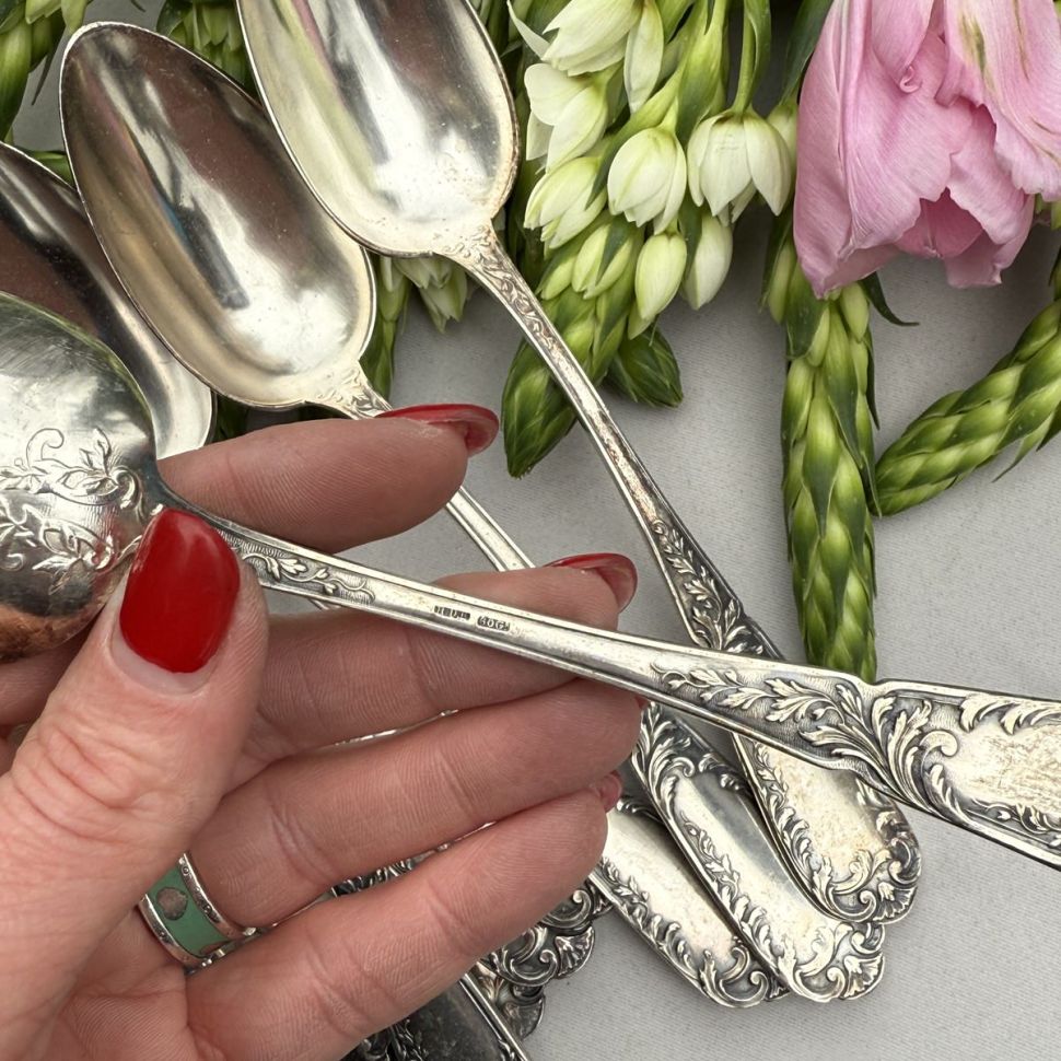 Ложка столовая 22 см серебрение 