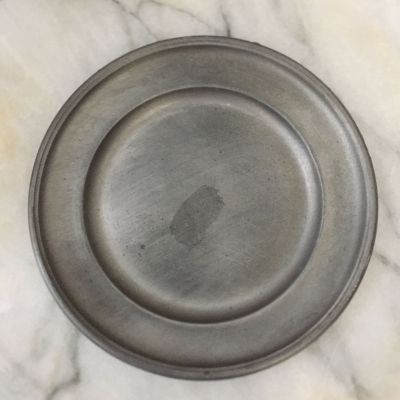 Тарелка 10 см олово