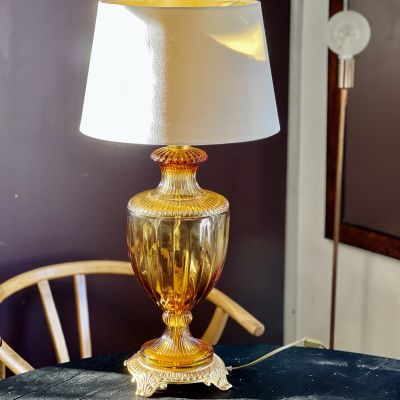 Лампа настольная Itallamp 51 см стекло металл 