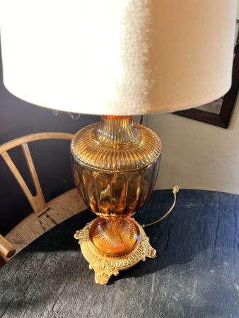 Лампа настольная Itallamp 51 см стекло металл 