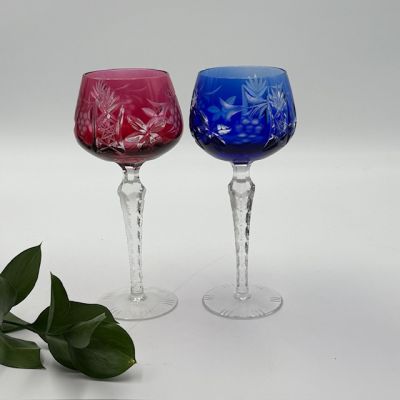 Бокал Lausitzer Glas 250 мл набор 2 шт. накладной хрусталь Германия дизайн 3