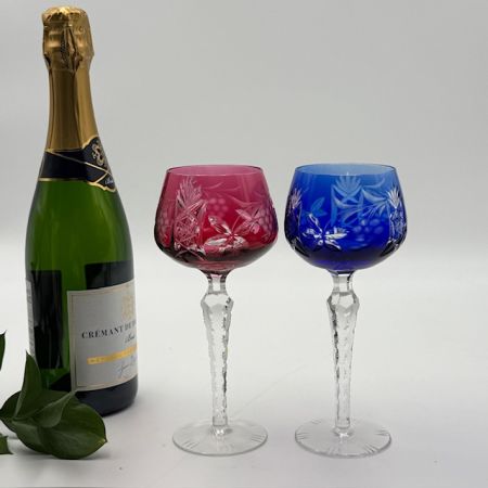 Бокал Lausitzer Glas 250 мл набор 2 шт. накладной хрусталь Германия дизайн 3