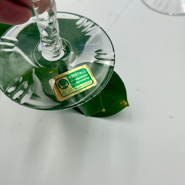 Бокал Lausitzer Glas 250 мл набор 2 шт. накладной хрусталь Германия дизайн 3