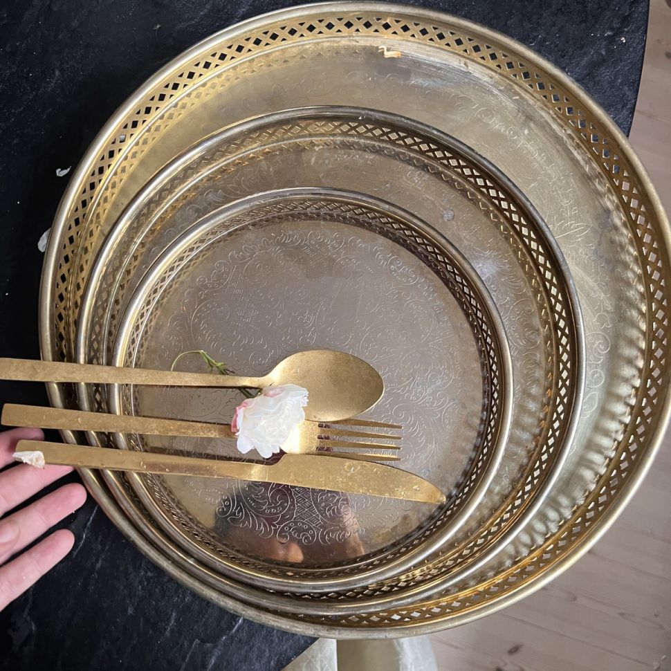 Ложка нож вилка, набор 3 шт. Stonewash сталь Швеция 