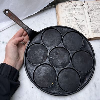 Сковорода для оладьев 25 см чугун