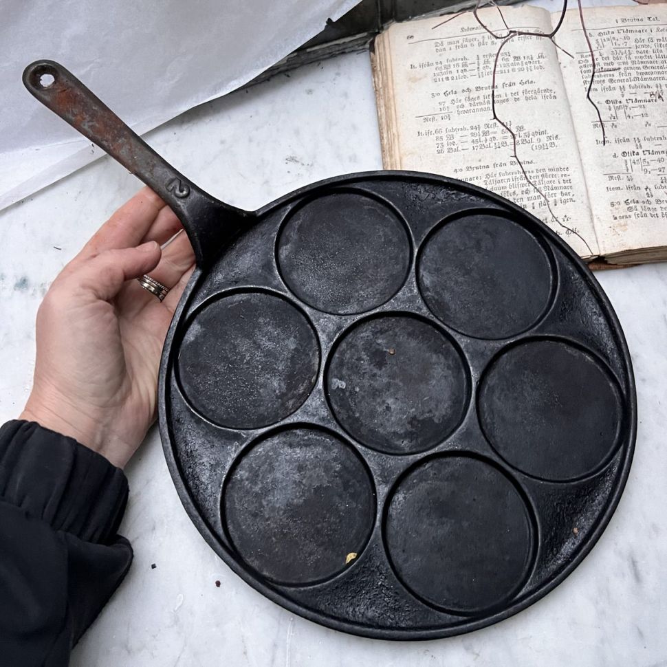 Сковорода для оладьев 25 см чугун