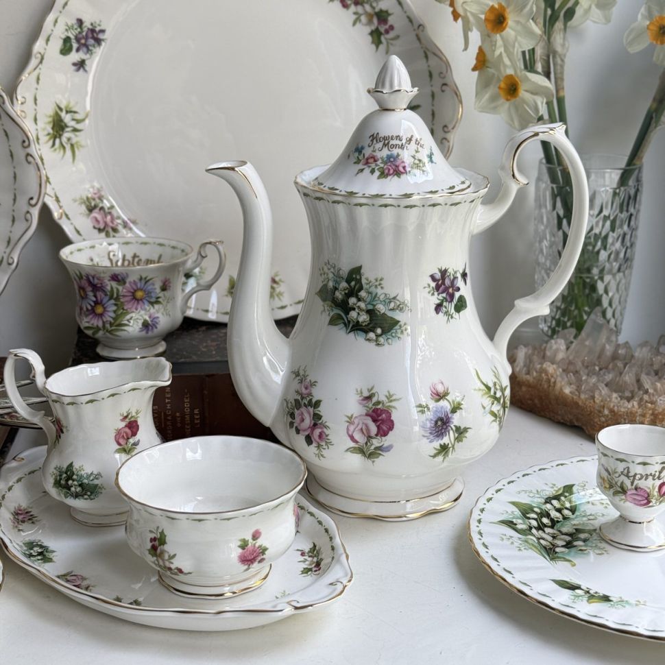 Чайник кофейник Royal Albert 12 месяцев 1,4 л Англия 