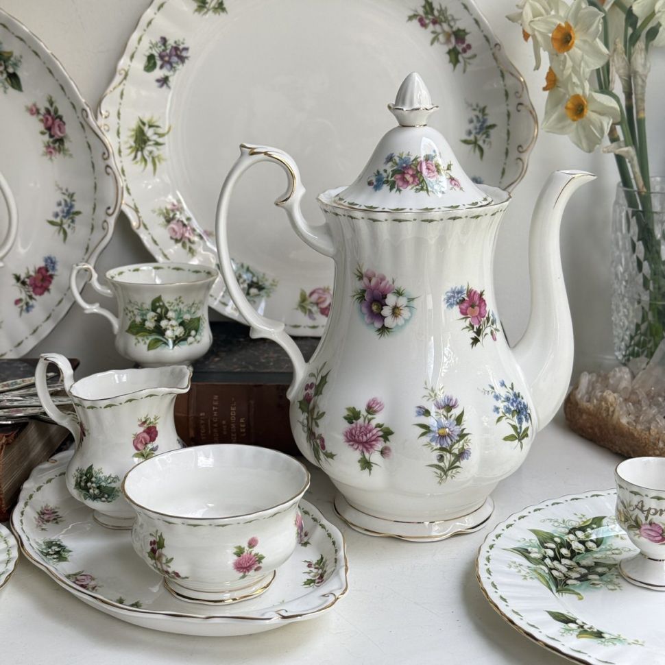 Чайник кофейник Royal Albert 12 месяцев 1,4 л Англия 