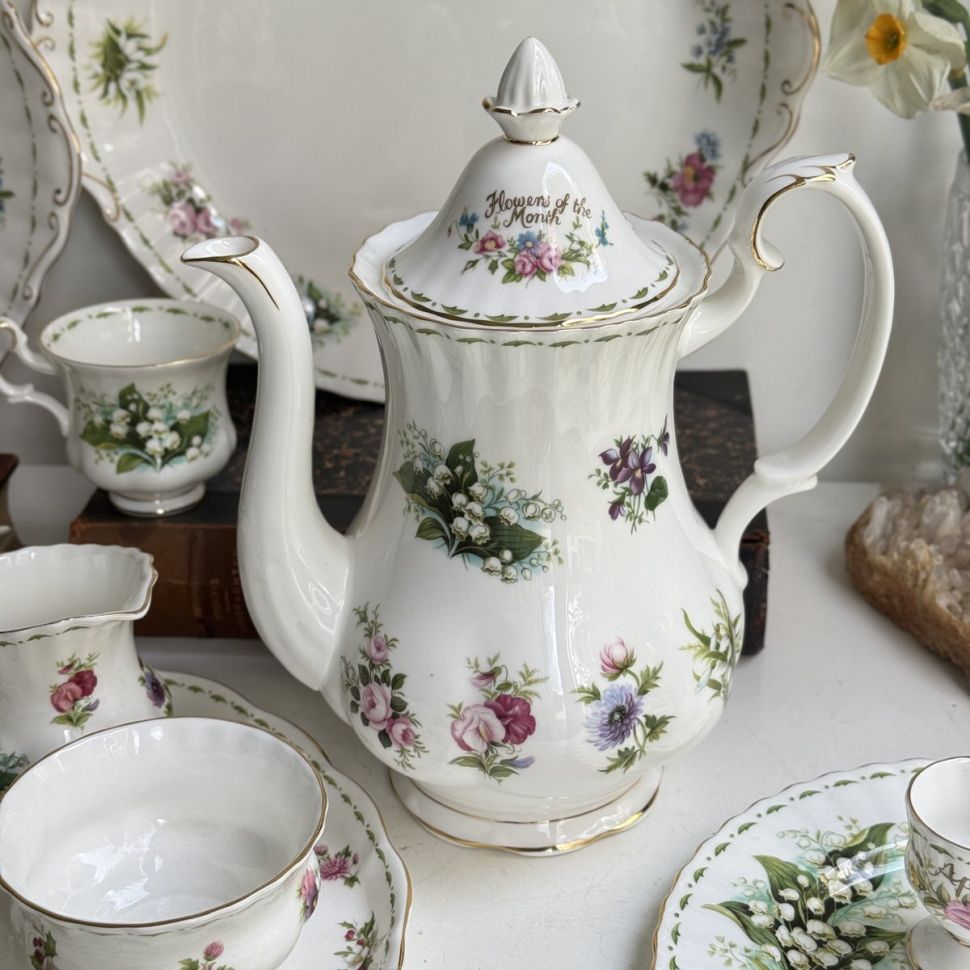Чайник кофейник Royal Albert 12 месяцев 1,4 л Англия 