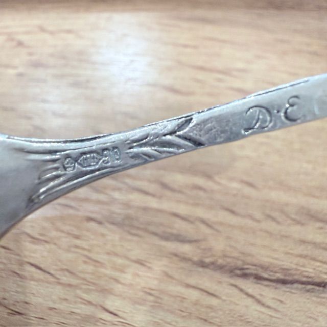 Ложка Цветок 12 см серебрение 90