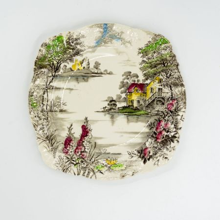 Тарелка десертная Staffordshire, Olde Avon Dale