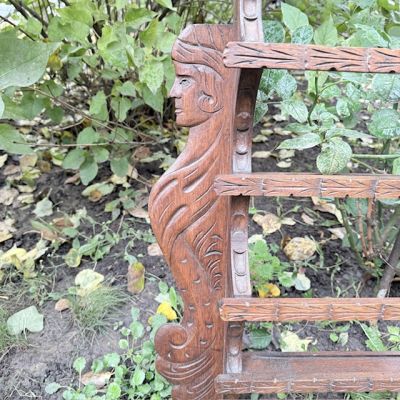 Полка для посуды 19 век 66х80 см дуб Голландия