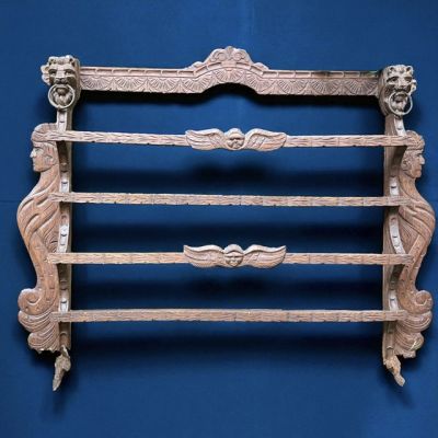 Полка для посуды 19 век 66х80 см дуб Голландия