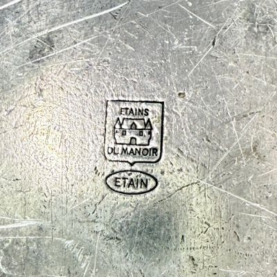 Блюдо углубленное Les Etains du Manoir 23 см олово Франция