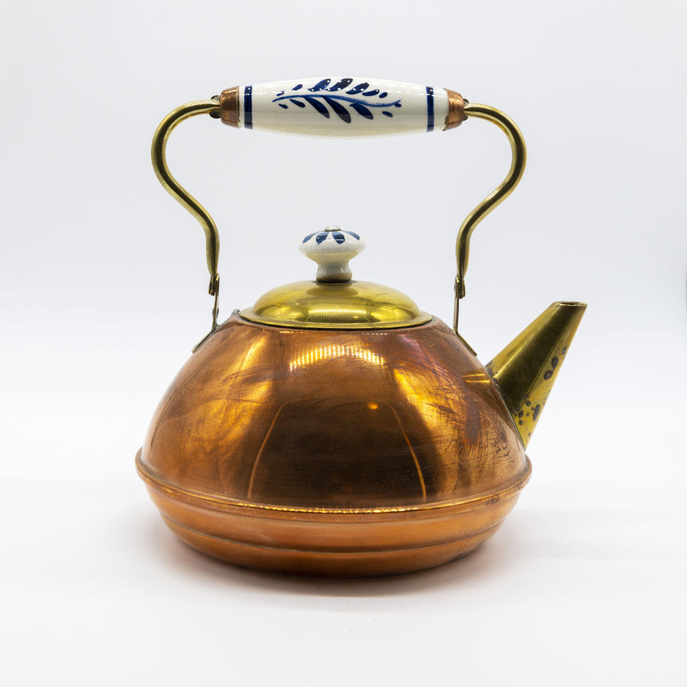 Чайник медь с керамической ручкой Wesselman