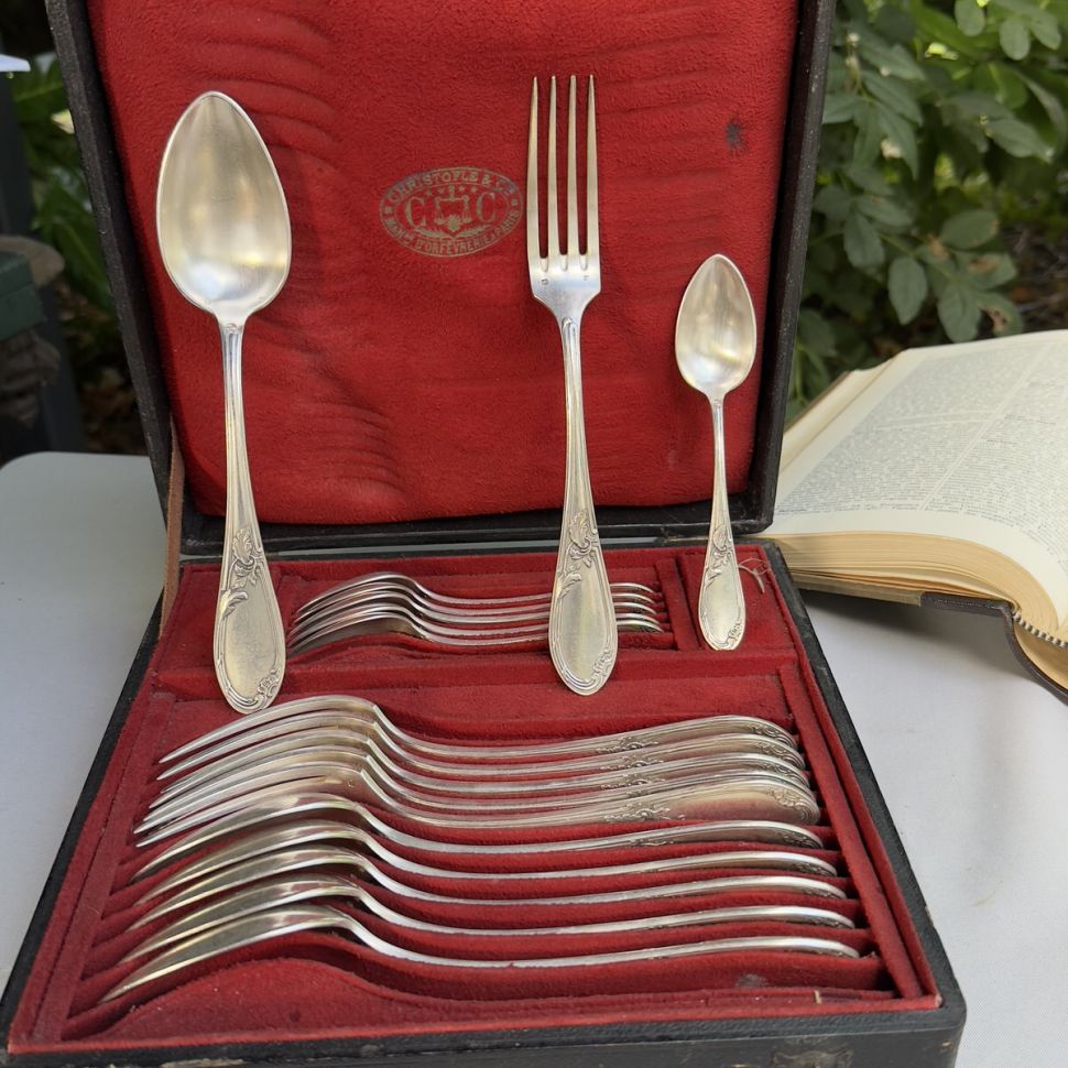 Ложка чайная SFOA 15 см серебрение Франция