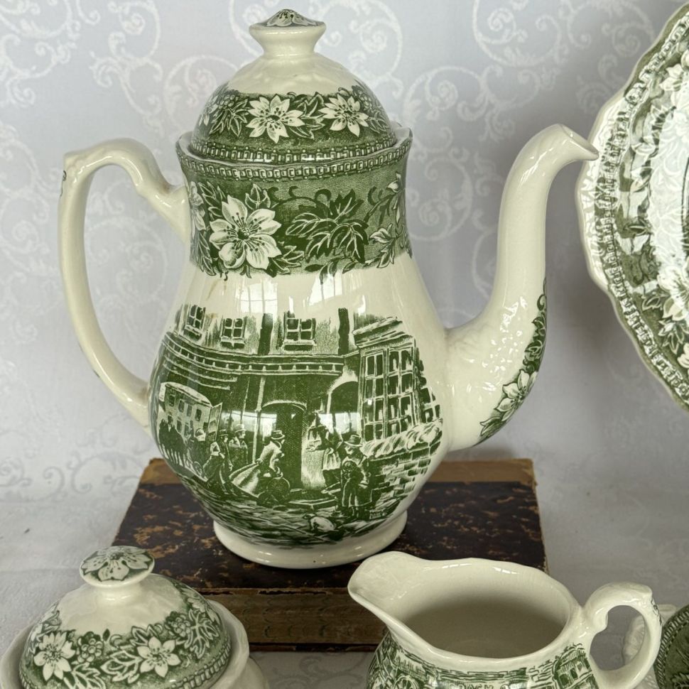 Чайник Royal Tudor Ware Coaching Taverns 1,2 л. Англия       