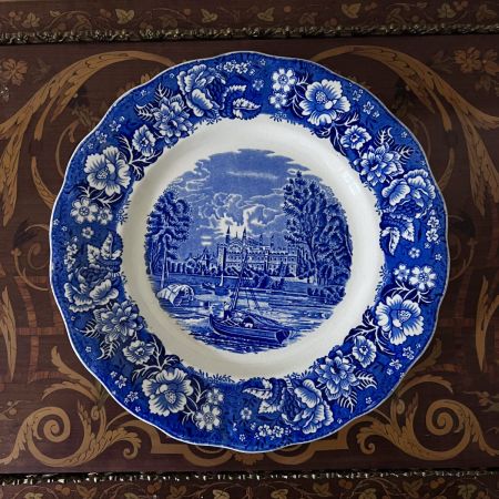 Тарелка 25 см Palissy Pottery Thames River Scenes Англия