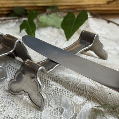 Подставка под приборы порт-куто Бабочка 10 см сталь