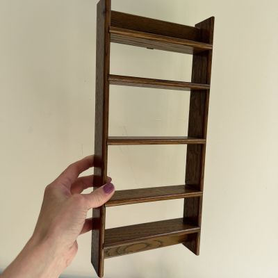 Полка для мелочей подвесная 37 см дерево 