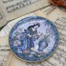 Тарелка Royal Doulton Lady of the Lilies 21 cм Англия