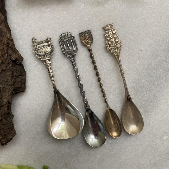 Ложка каплевидная набор 4 шт. разные