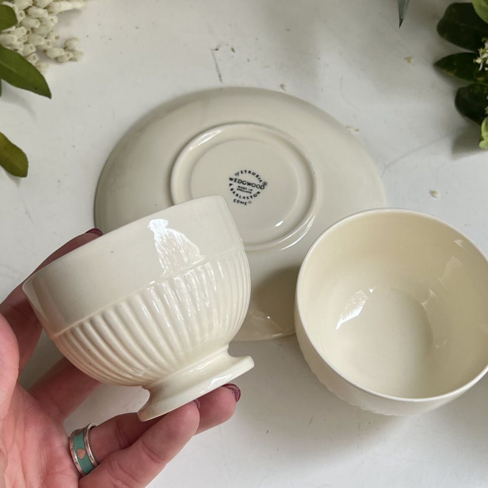 Чашка пиала с блюдцем Wedgwood Edme 200 мл Англия
