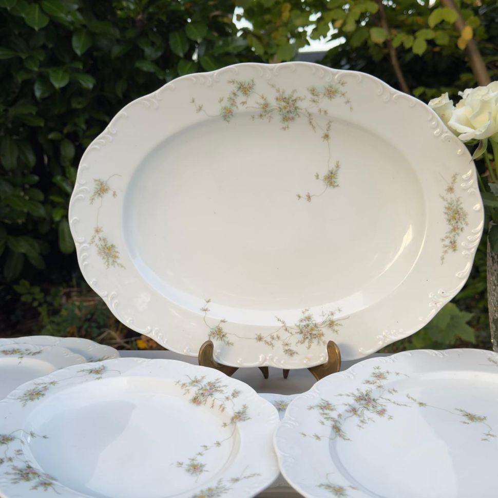 Блюдо Rosenthal Monbijou полевые цветы 39 см Германия