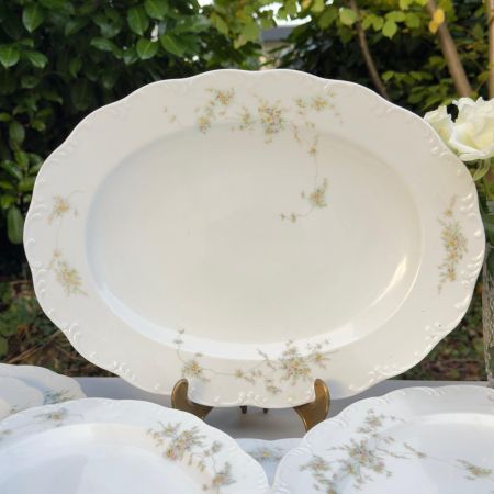 Блюдо Rosenthal Monbijou полевые цветы 39 см Германия 