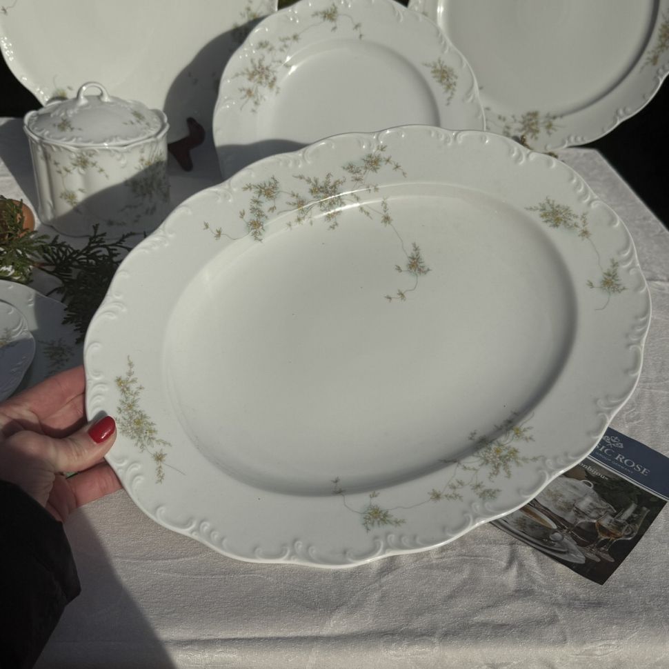 Блюдо Rosenthal Monbijou полевые цветы 39 см Германия 