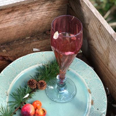 Бокал 240 мл Розовый хрусталь