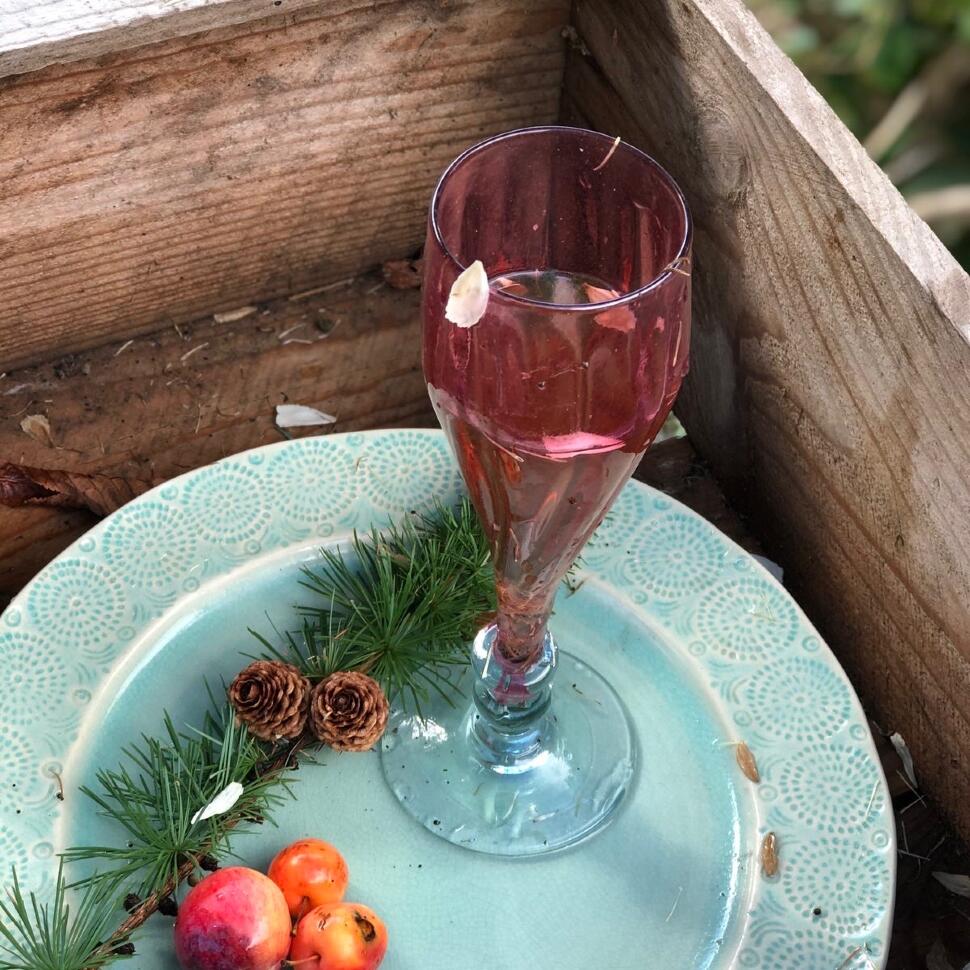 Бокал 240 мл Розовый хрусталь