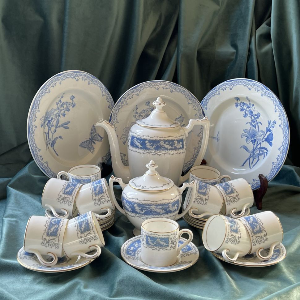 Кофейник Coalport Revelry 1 л 1960 гг Англия  