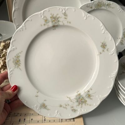 Тарелка столовая Rosenthal Monbijou Полевые цветы 26 см фарфор Германия