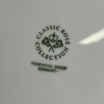 Тарелка столовая Rosenthal Monbijou Полевые цветы 26 см фарфор Германия