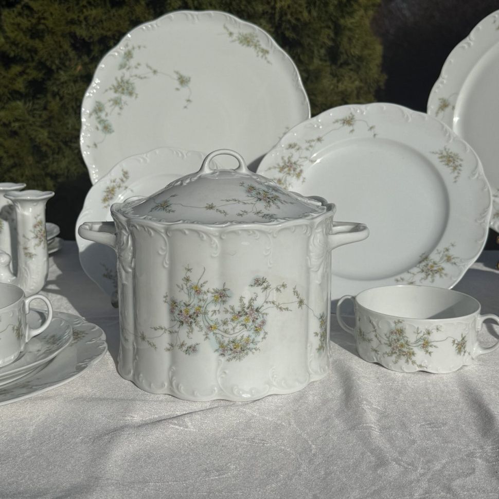 Тарелка столовая Rosenthal Monbijou Полевые цветы 26 см фарфор Германия