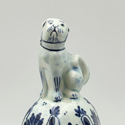 Ваза чайница с крышкой 35 см Royal Sphinx Delfts Голландия реставрация