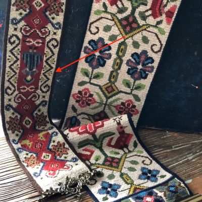 Панно сонетка с латунными держателями 