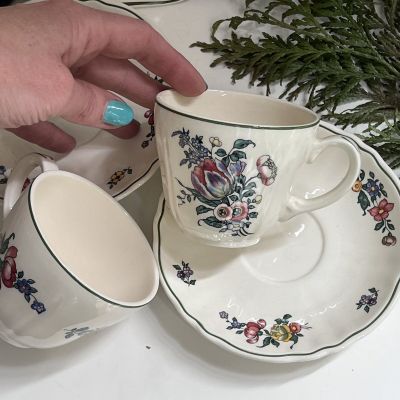 Чайная пара Alt Strassburg ВиллеройБох 200 мл фарфор Германия 1950-е гг 2 сорт