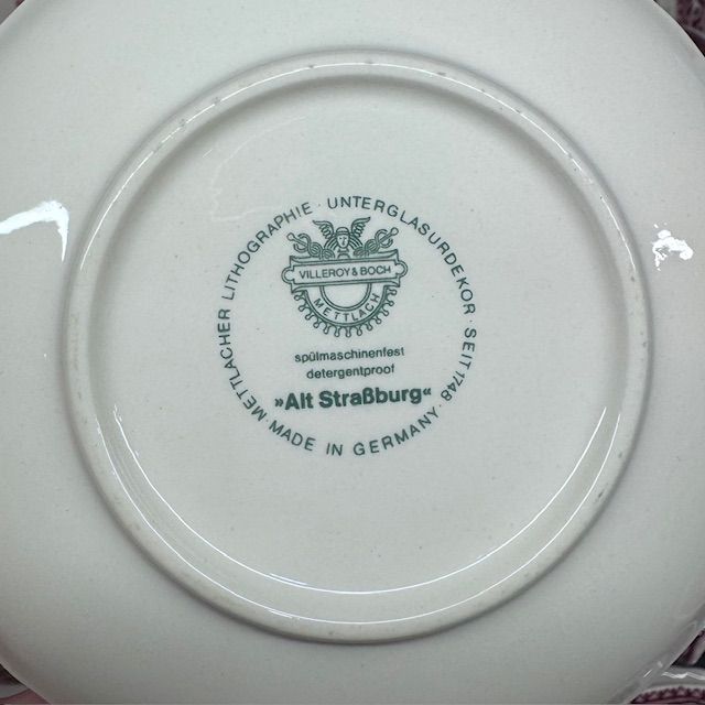 Чайная пара Alt Strassburg ВиллеройБох 200 мл фарфор Германия 